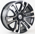 Диск X'trikeRST R107 7,5 x 17 6*139,7 Et: 25 Dia: 106,1 BK/FP
