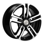 Диск Khomen 1602 6,5 x 16 5*139,7 Et: 35 Dia: 98,5 Black-FP