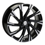 Диск Khomen 1901 7,5 x 19 5*114,3 Et: 49,5 Dia: 67,1 Black-FP