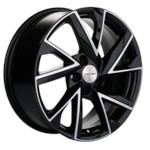Диск Khomen 1714 7 x 17 5*114,3 Et: 45 Dia: 67,1 Black-FP