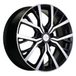 Диск Khomen 1806 7 x 18 5*112 Et: 43 Dia: 57,1 Black-FP