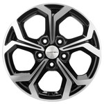Диск Khomen 1606 6,5 x 16 5*114,3 Et: 50 Dia: 67,1 BLACK-FP