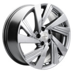 Диск Khomen 1801 7,5 x 18 5*114,3 Et: 45 Dia: 67,1 Gray