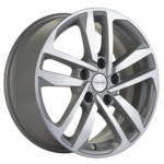 Диск Khomen 1612 6,5x16 5*100 Et:39 Dia:57,1 Silver-FP
