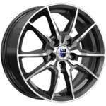 Диск K&K Адамар 6,5x16 5*105 Et:38 Dia:56,6 Алмаз черный