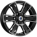 Диск K&K Севенна 7x17 6*139,7 Et:33 Dia:100,1 алмаз черный