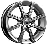 Диск K&K Флэш 5x14 4*100 Et:43 Dia:60,1 дарк платинум