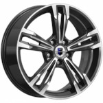 Диск K&K Karrera Light 7x18 5*108 Et:33 Dia:67,1 алмаз чёрный