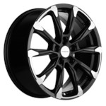Диск Khomen 1808 7,5x18 5*114,3 Et:38 Dia:67,1 Black-FP