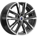 Диск K&K Лацио 7,5x17 5*112 Et:45 Dia:57,1 алмаз черный