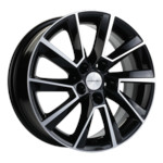 Диск Khomen 1604 6x16 5*100 Et:38 Dia:57,1 Black-FP