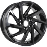 Диск KDW KD1530 6x15 4*100 Et:46 Dia:60,1 Black Painted