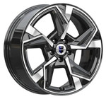 Диск K&K Кайан (КС1012) 7,5x18 5*114,3 Et:45 Dia:66,1 алмаз чёрный