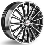 Диск X'trike X-136 7x17 5*114,3 Et:35 Dia:60,1 BK/FP