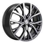 Диск Khomen 1806 7x18 5*114,3 Et:40 Dia:64,1 Gray-FP