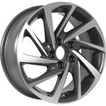 Диск KDW KD1530 6x15 4*98 Et:38 Dia:58,6 Grey Front Polished