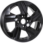 Диск KDW KD1520 6x15 4*100 Et:46 Dia:54,1 Black Painted