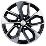 Диск Khomen 1703 7x17 5*108 Et:40 Dia:54,1 Black-FP