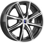 Диск K&K Арнар 7x16 5*100 Et:45 Dia:56,1 алмаз чёрный